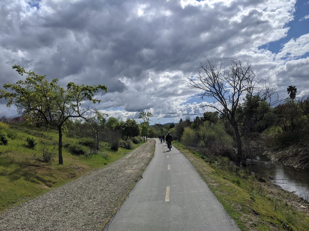 Los Gatos Creek Trail in Campbell, California